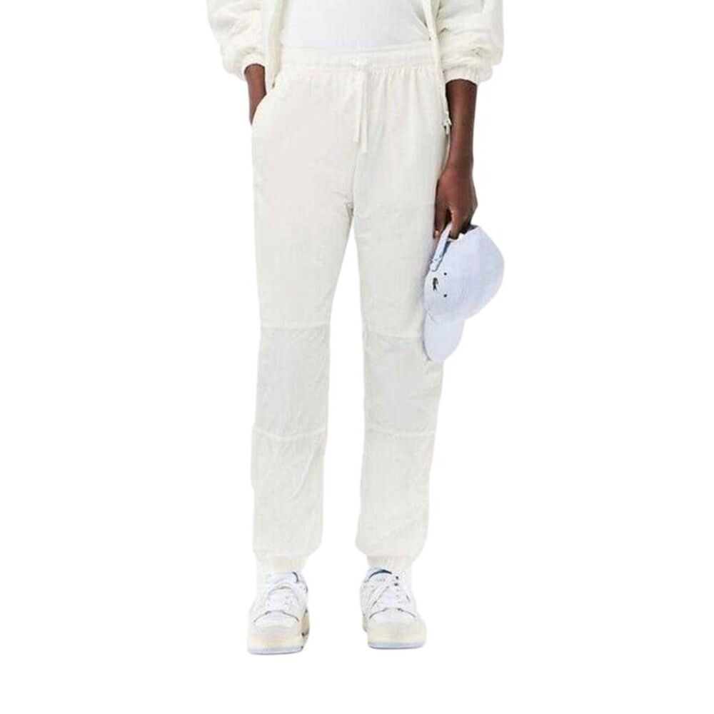 Lacoste Womens/Ladies Fleece Solid Joggers / White